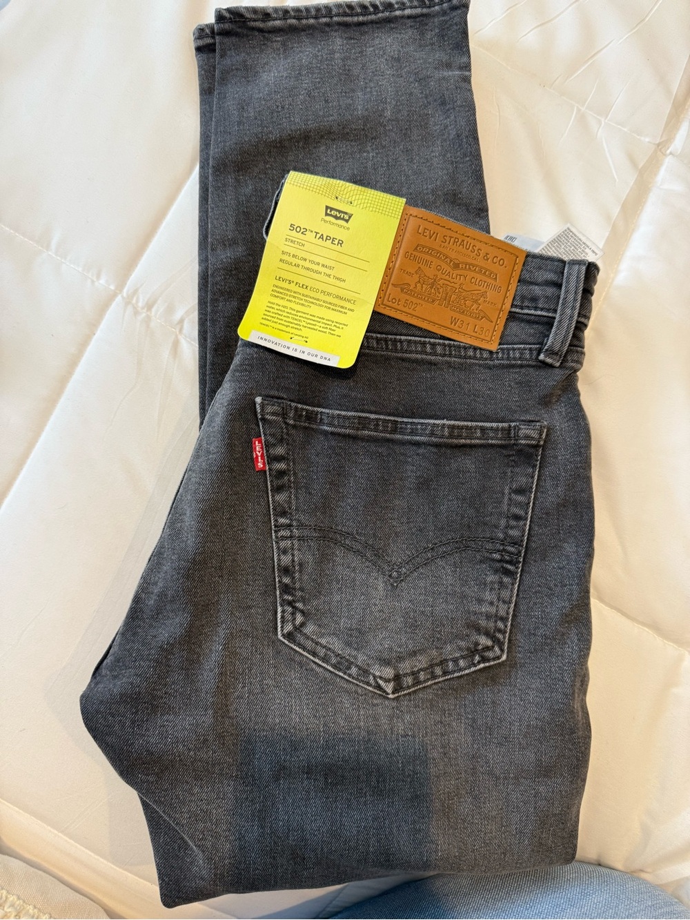 Levi's Slim Men's Jeans in Washed Black Denim